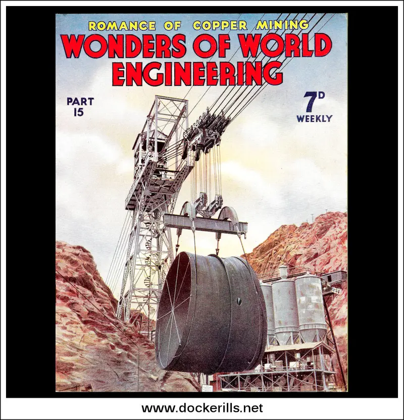 Wonders Of World Engineering No. 15 (1937) – Boulder Dam Construction Cableways Cover 1