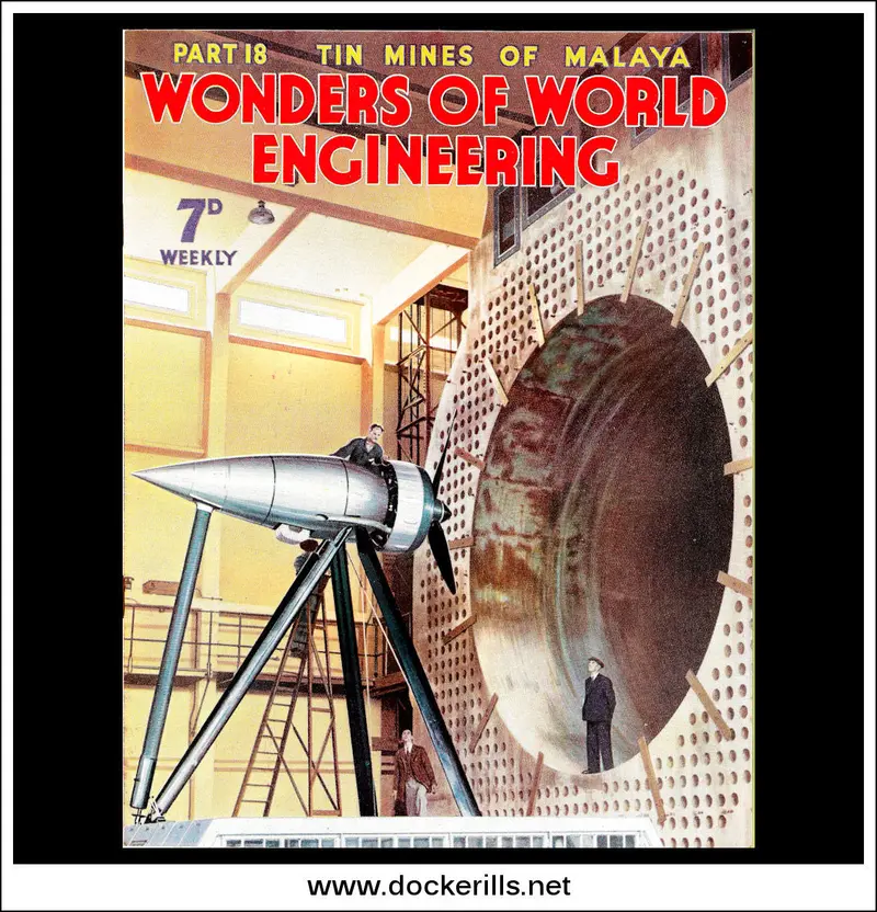 Wonders Of World Engineering No. 18 (1937) – Farnborough Wind Tunnel Testing At Royal Aircraft Establishment Cover 1