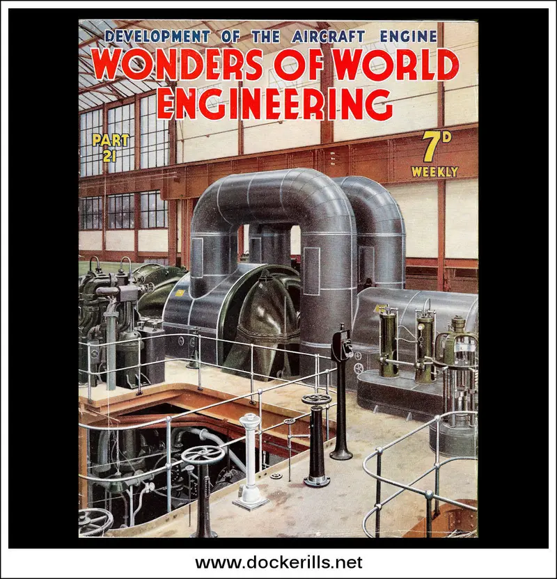 Wonders Of World Engineering No. 21 (1937) – Hackney 30,000 Kw Turbine Installation Cover 1