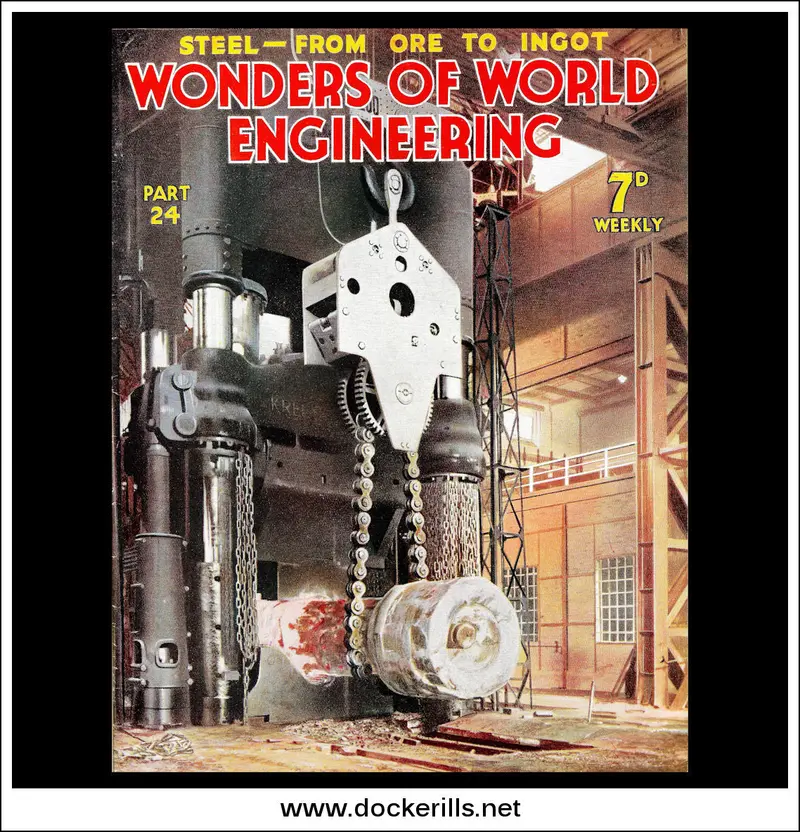 Wonders Of World Engineering No. 24 (1937) – Forging Shaped In Hydraulic Press Cover 1