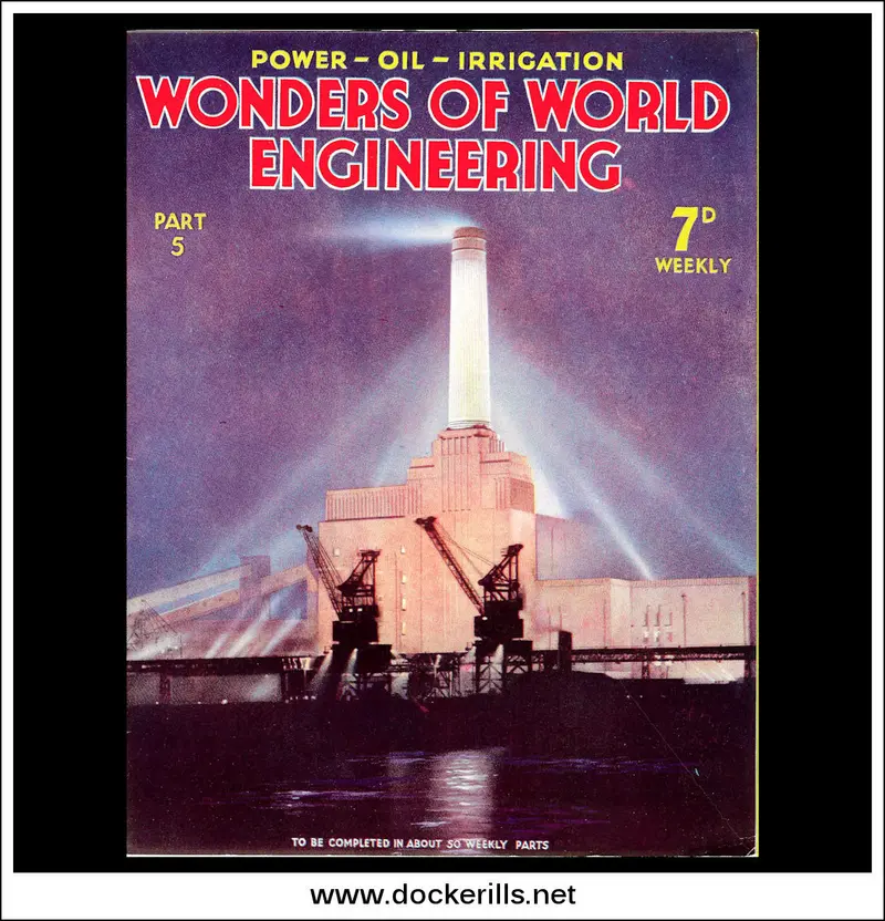 Wonders Of World Engineering No. 5 (1937) – Battersea Power Station Night Illumination Cover 1