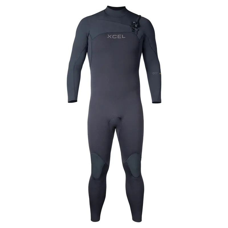 Xcel Comp+ 3/2Mm Chest-Zip Wetsuit In Black 1