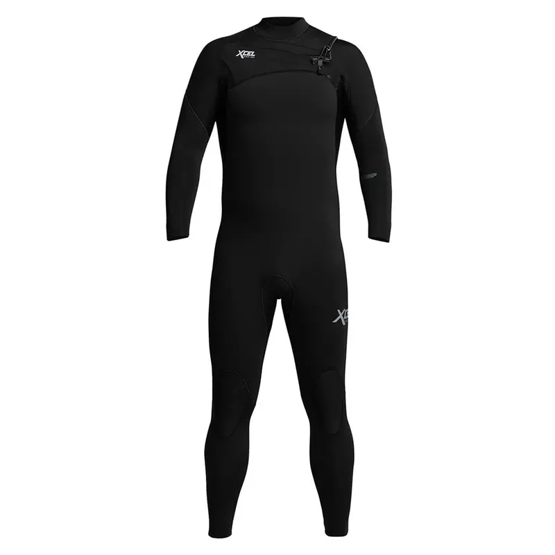 Xcel Comp 4/3Mm Chest-Zip Wetsuit – Sleek Black Design 1