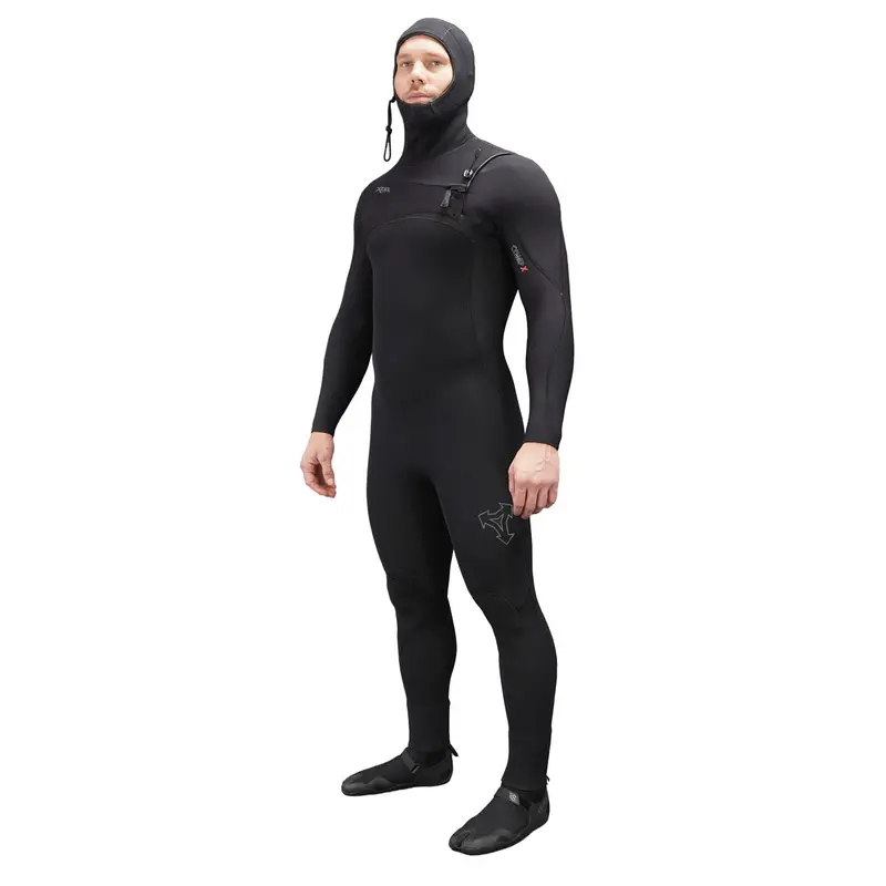 Xcel Comp X Men'S 5.5/4.5Mm Hooded Wetsuit – Black 1