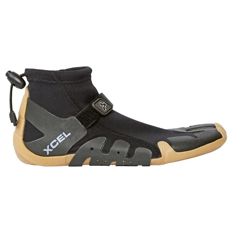 Xcel Infiniti 1Mm Split-Toe Reef Boots – Black/Gum 1