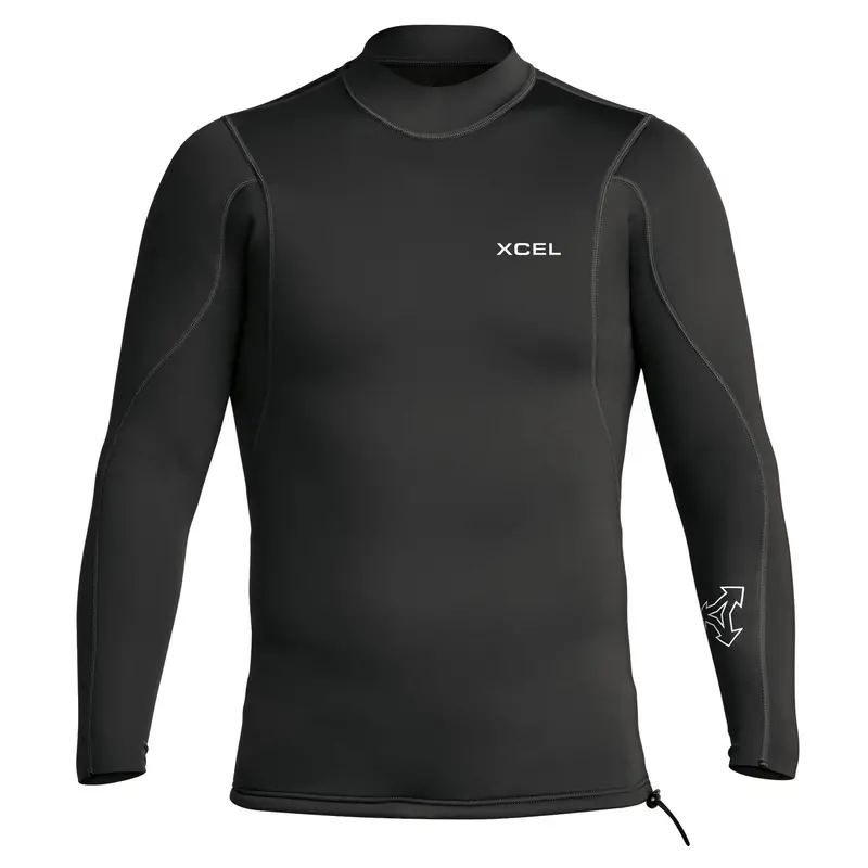 Xcel Long Sleeve 2/1Mm Wetsuit Top – Black 1