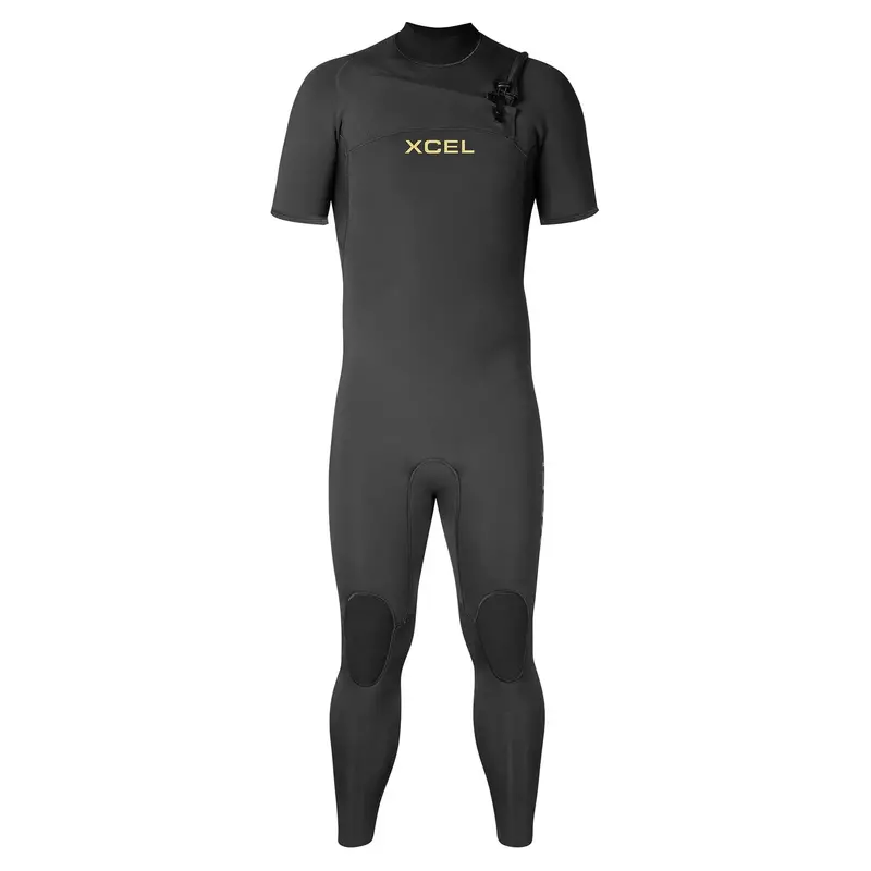 Xcel Men’S Comp 2Mm Short Sleeve Wetsuit – Black, Flexible & Warm 1