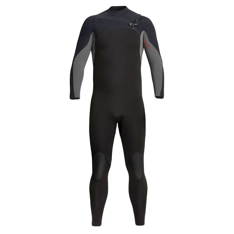 Xcel Phoenix 4/3Mm Chest-Zip Wetsuit – Black/Graphite 1