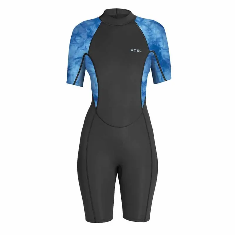 Xcel Women'S Axis 2Mm Back-Zip Springsuit – Graphite Tie-Dye 1