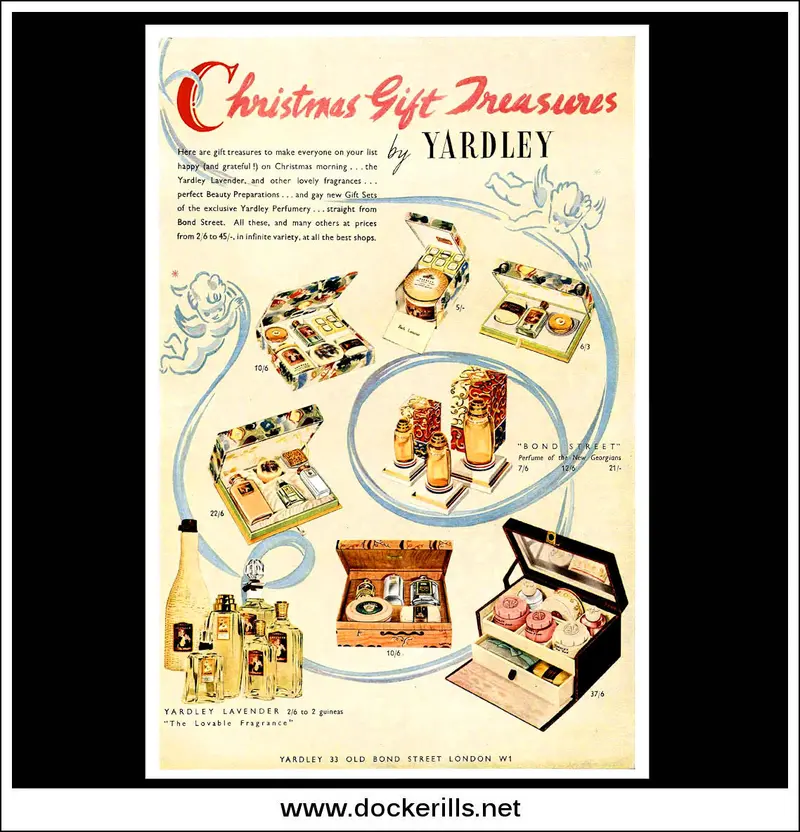 Yardley Christmas Gift Collection Ad – December 1938 1