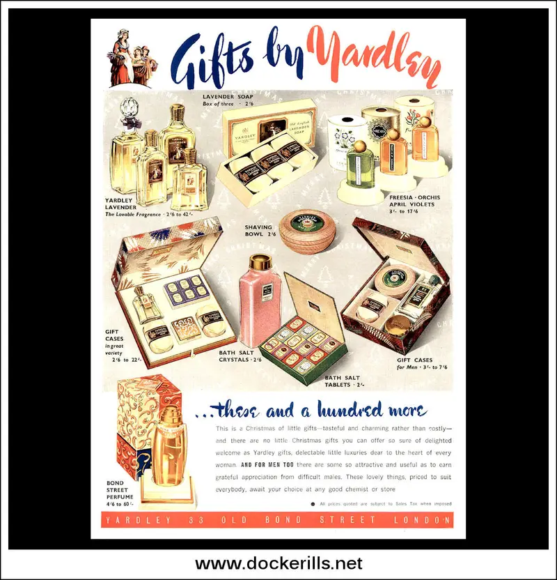 Yardley Holiday Gifts Catalogue – December 1939 1