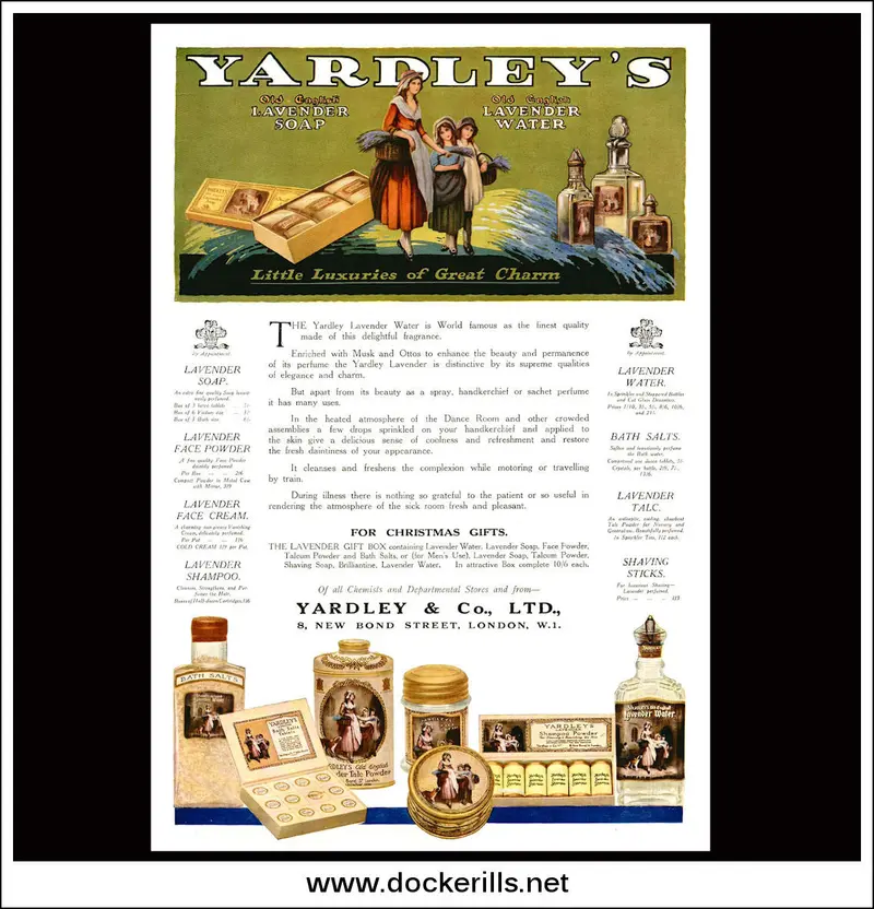 Yardley'S Christmas Gifts Vintage Brochure – December 1923 1