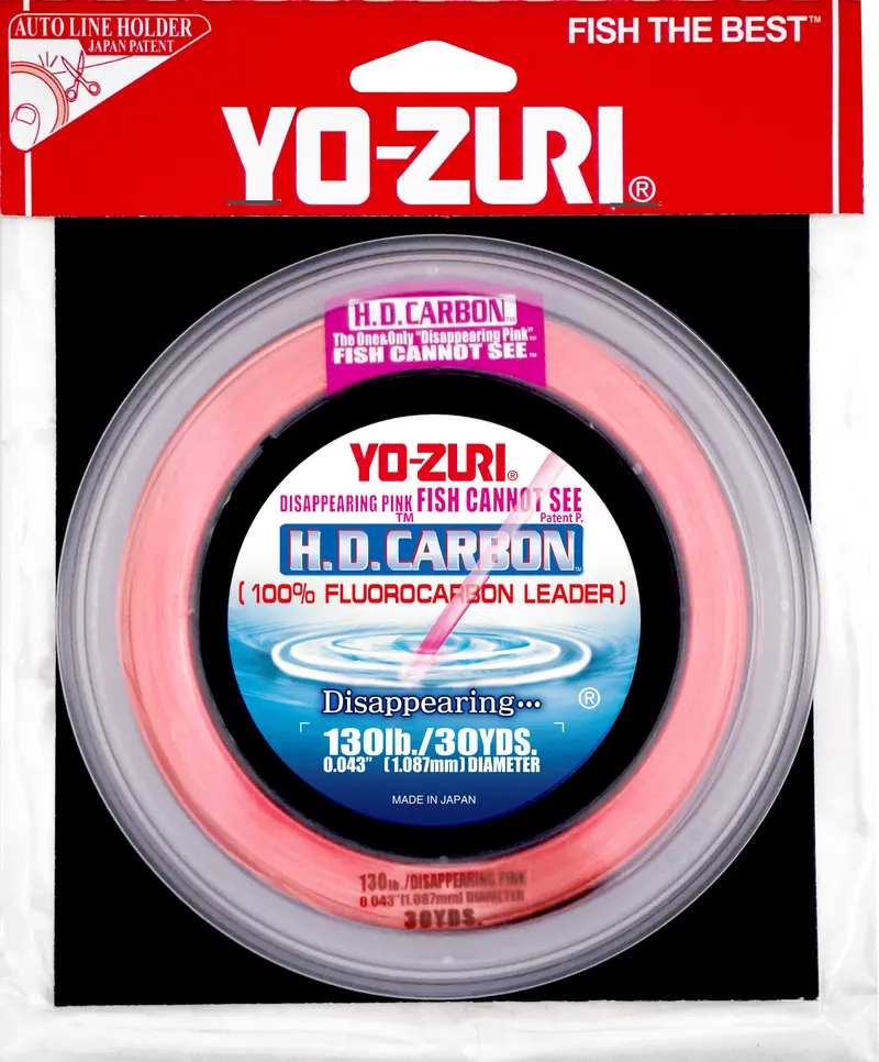 Yo-Zuri Hd Carbon Fluorocarbon Leader – Disappearing Pink 1