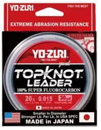Yo-Zuri Top Knot Fluorocarbon Leader – Abrasion-Resistant Fishing Line 1