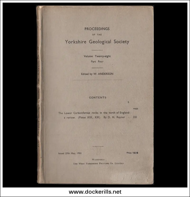 Yorkshire Geological Society Proceedings: Volume 28, Issue 4 (1953) 1