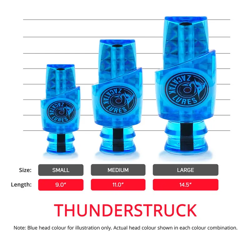 Zacatak Thunderstruck Replacement Lure Heads 1