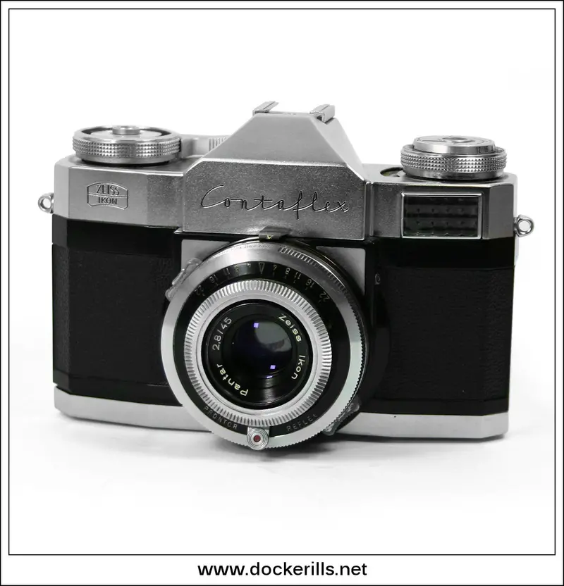 Zeiss Ikon Contaflex 35Mm Film Camera With Pantar F/2.8 45Mm Lens 1