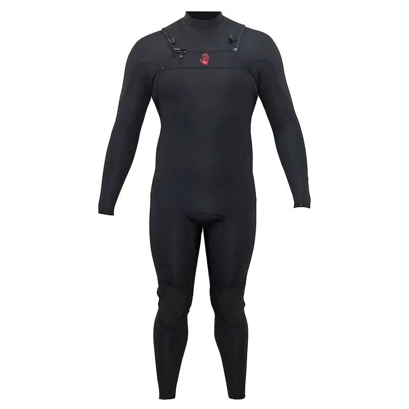Zion Ando Vault 4/3Mm Chest-Zip Wetsuit – Black Full-Season Thermal Protection 1